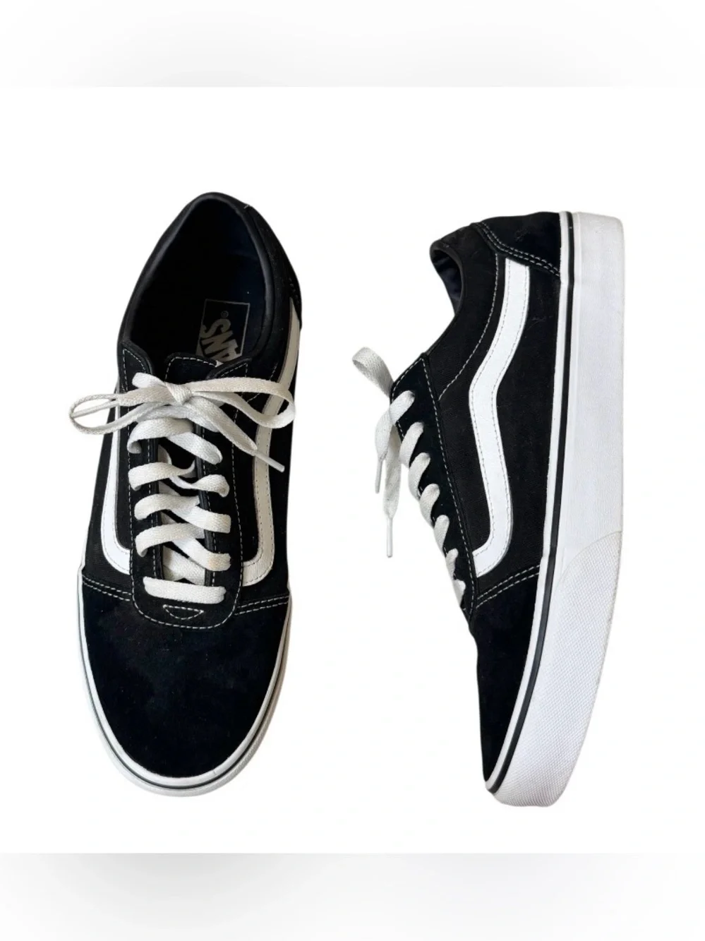 VANS OFF THE WALL Old School black sneakers men’s TENNIS SHOES size 10